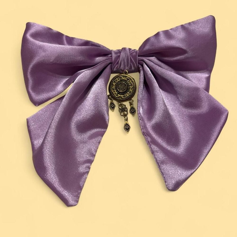 Unbranded Women's Purple and Gold Hair-accessories